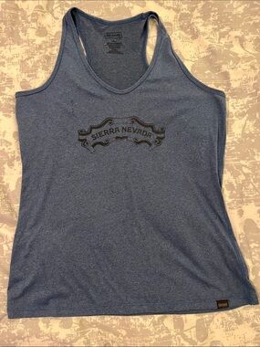 Women's Sierra Nevada Blue Racerback Tank Top